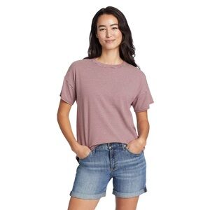 Eddie Bauer Drop-Shoulder Crew-Stripe Shirt